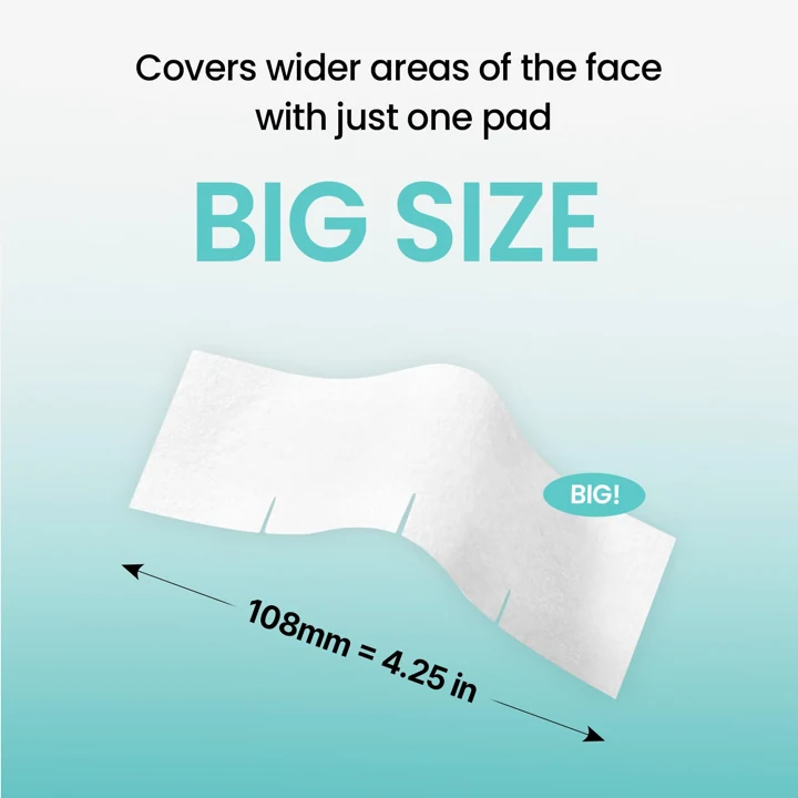Skin Wrap pad dimensions and shape