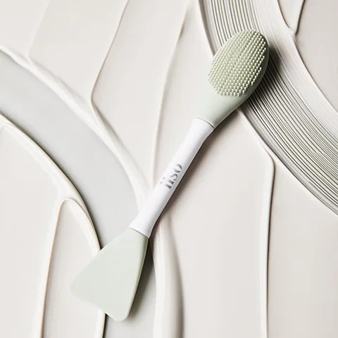Dual Clean Brush and creamy skincare texture