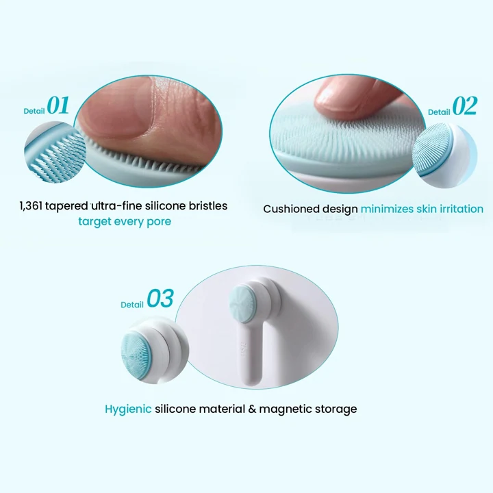 Pore Cleansing Master flexible silicone brush head