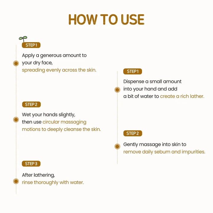 Grain Potato Pore Cleansing Pack Foam: Choose the application on your label
